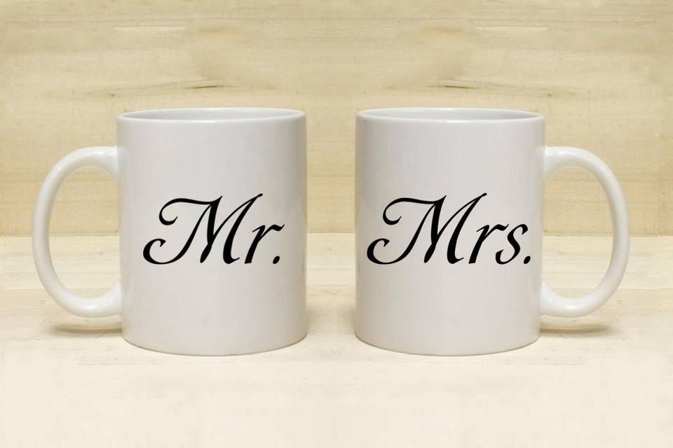 Tazas de Mr. y Mrs.