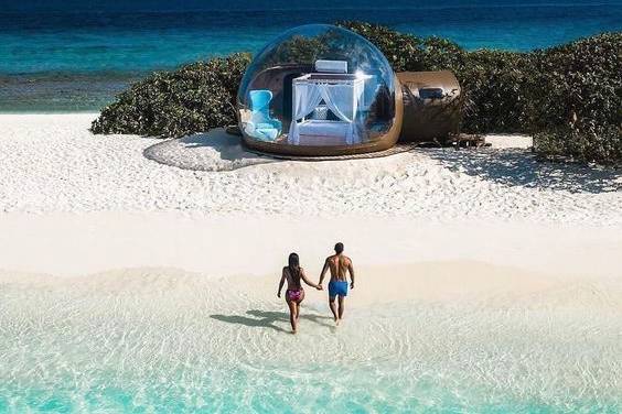 Hotel único en Maldivas