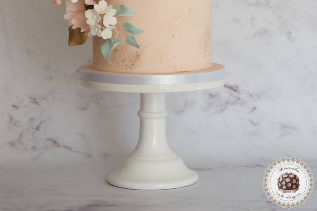 Marble & Gold Wedding Cake