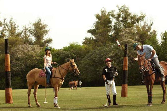 Jugando al polo en Buenos Aires