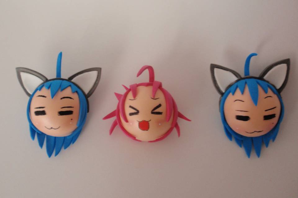 Broches estilo manga