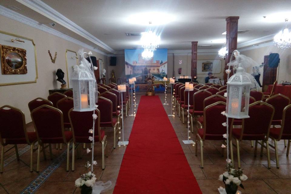 Boda civil interior