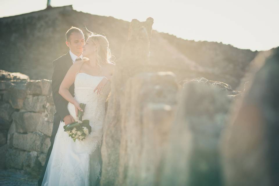 Pareja al atardecer