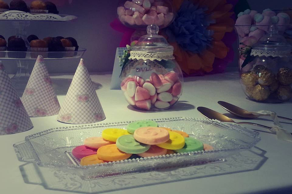 Detalle del candy bar