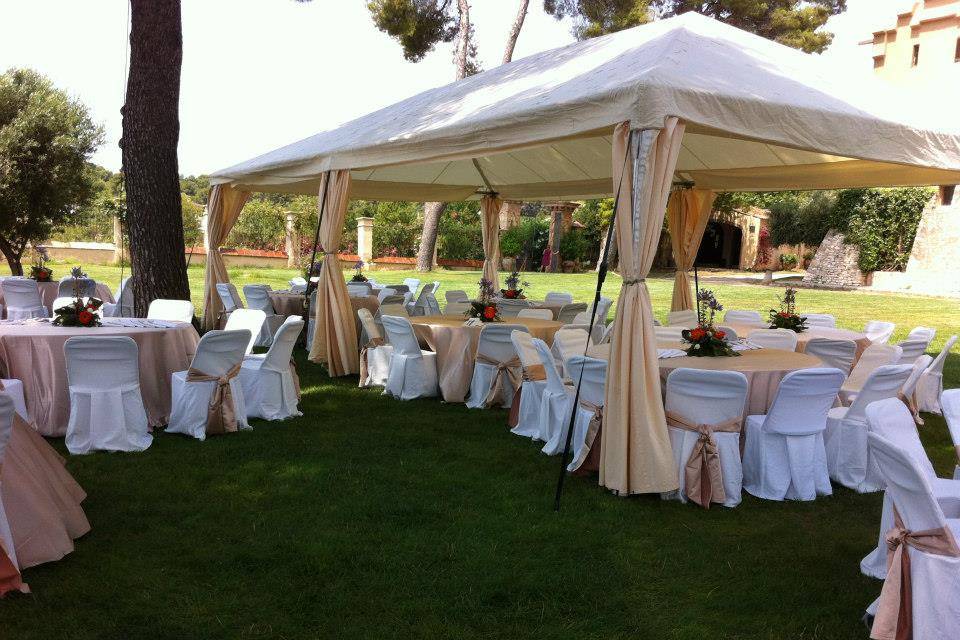 Banquete al aire libre