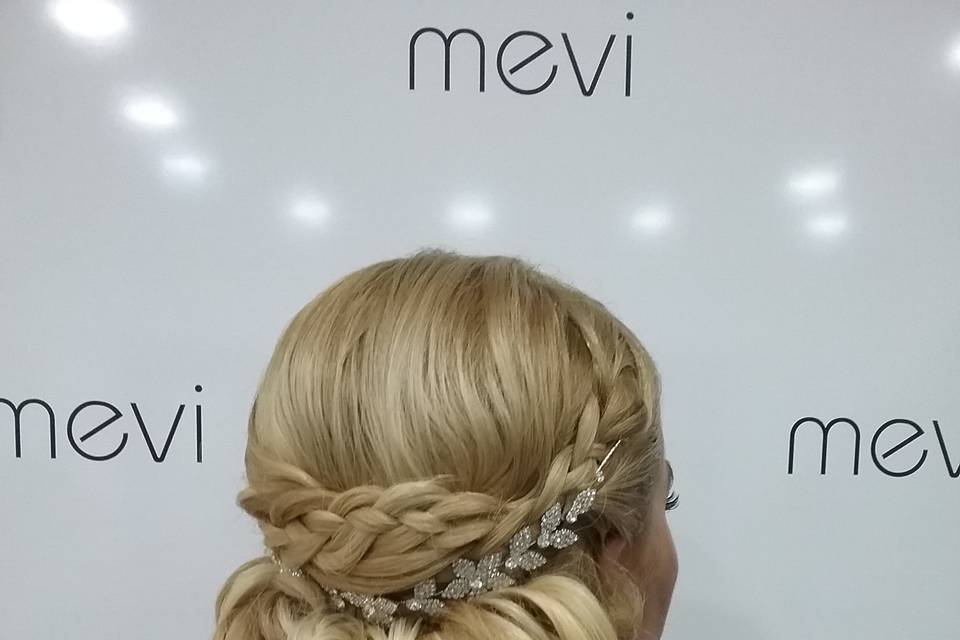 Recogido con trenza