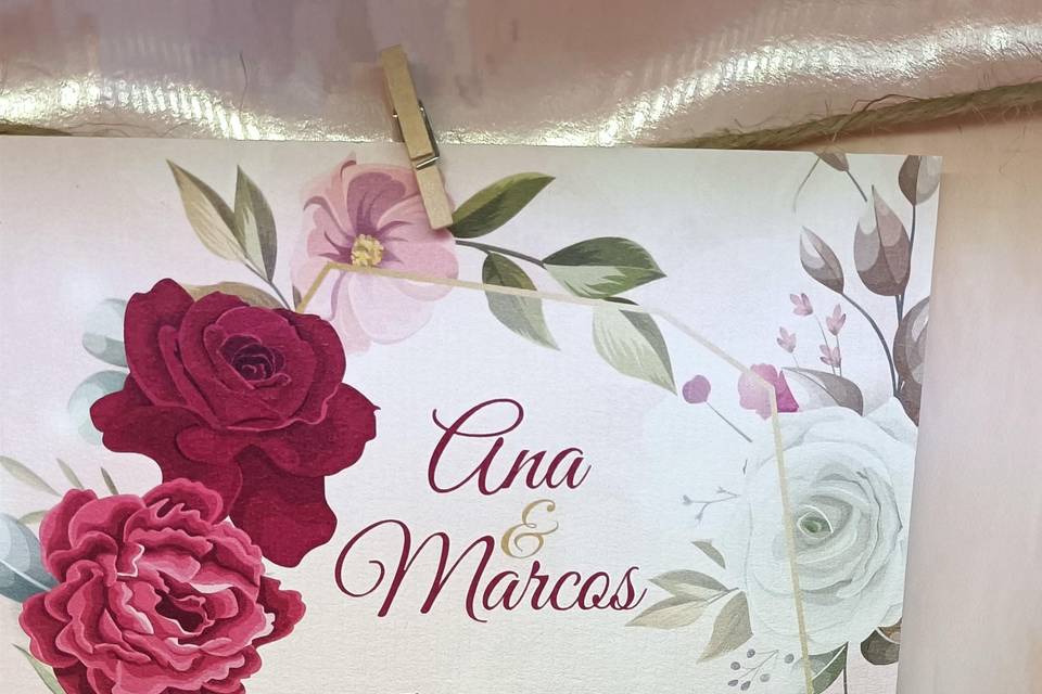 Tarjetas boda personalizadas