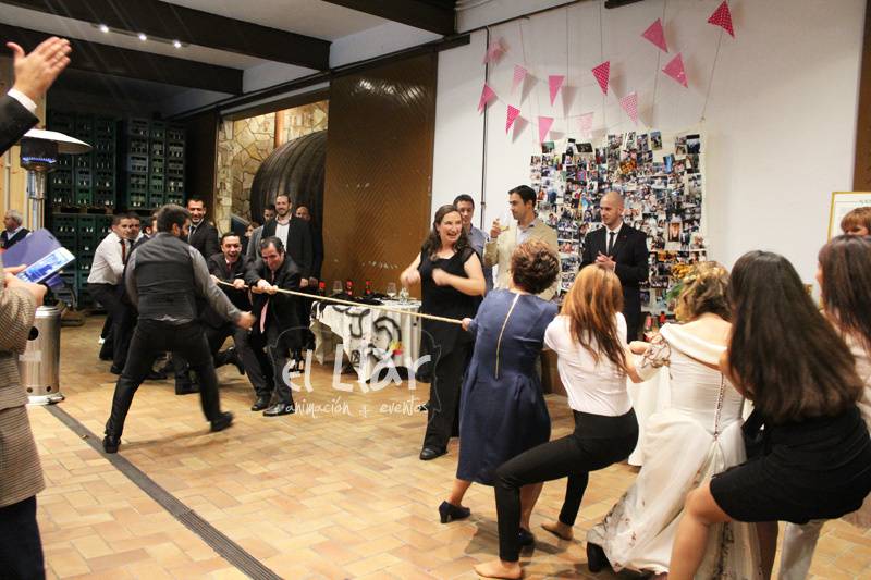 Boda con animación para adultos