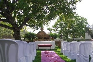 Ceremonia al exterior