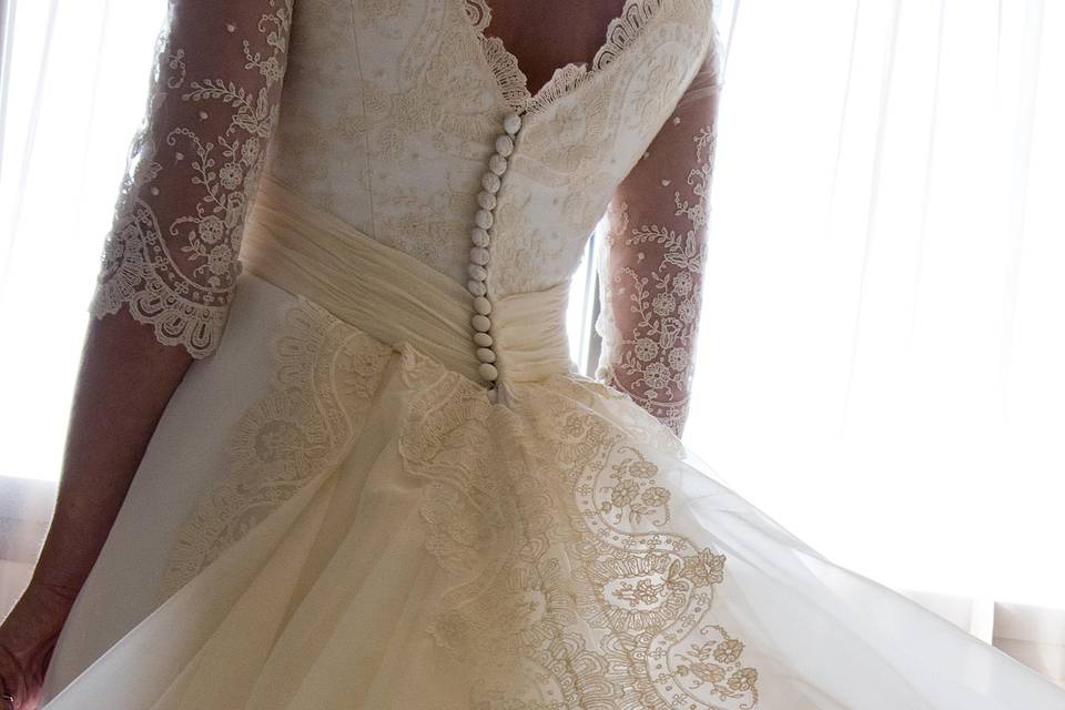 Detalles del vestido