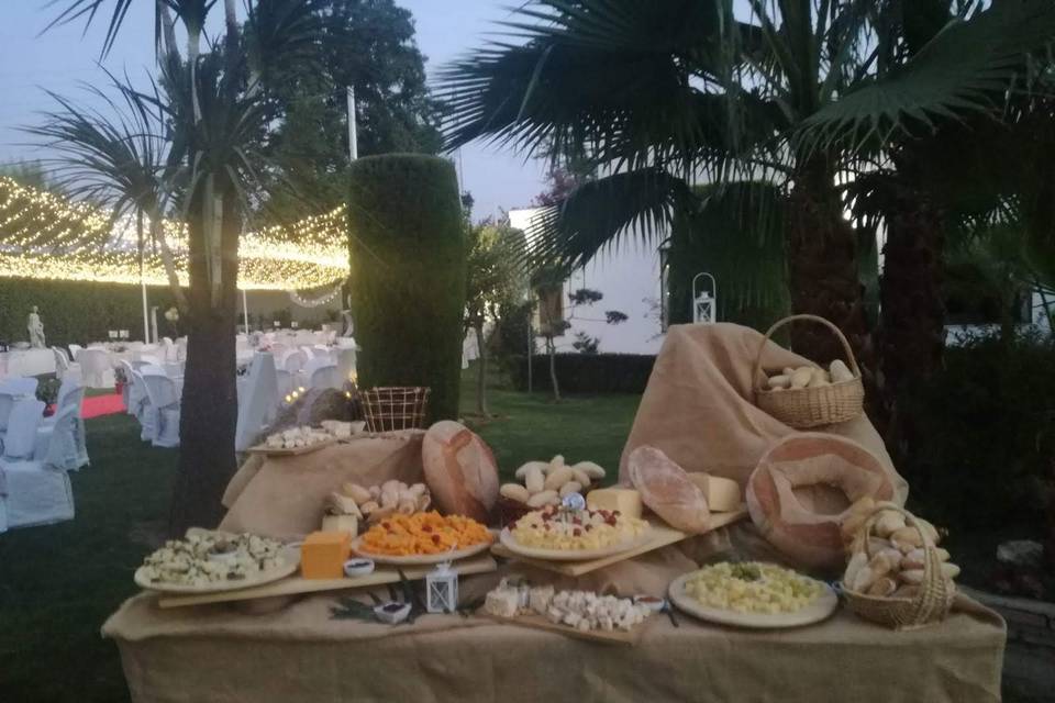 Canapés para copa de bienvenida