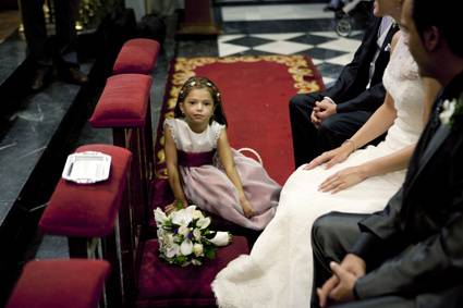 Descanso en la iglesia