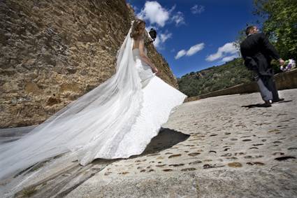 Novios paseo muralla