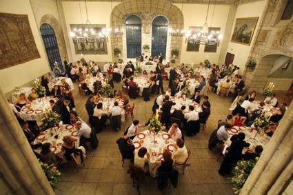 Detalle salon banquete