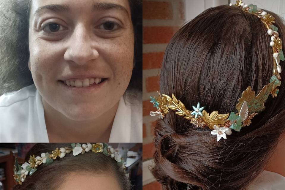 Novias maquillaje y peinado