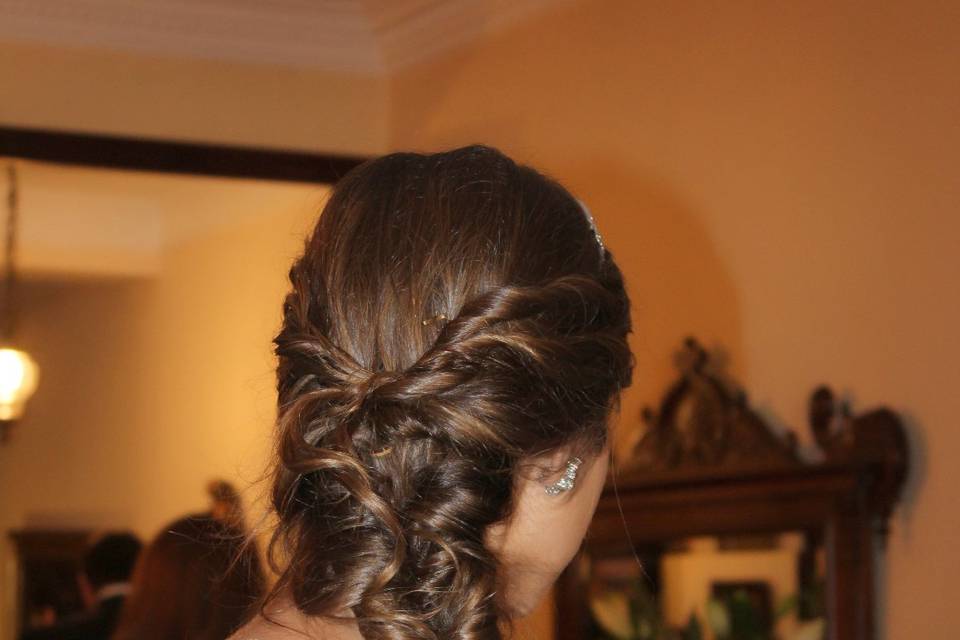 Trenza de novia