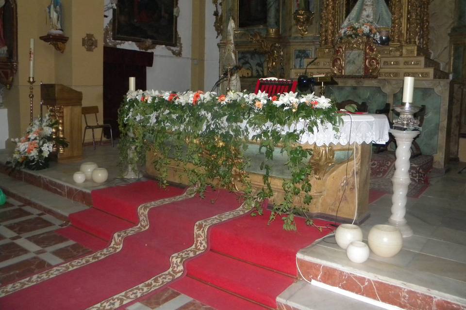 Iglesia y altar