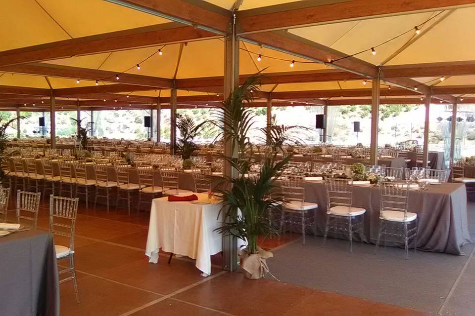 Alquiler de carpas para bodas