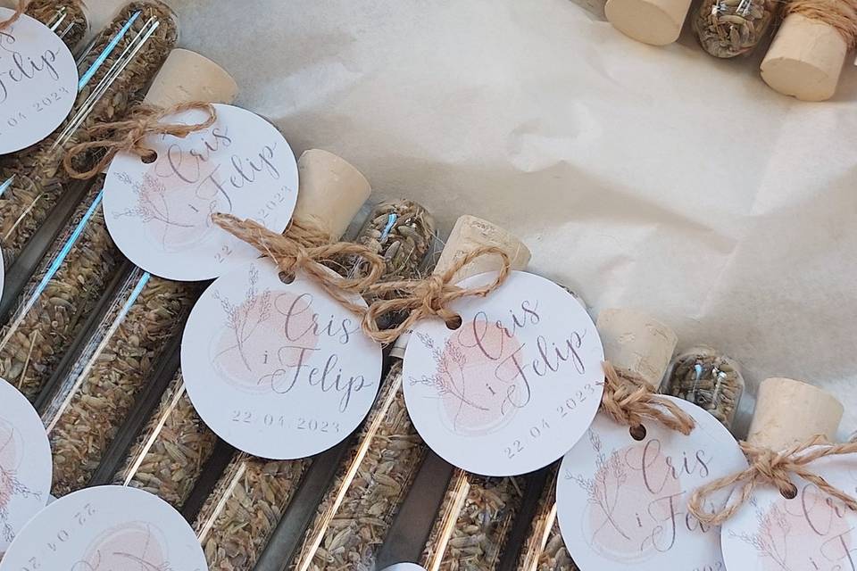 Tubos de lavanda personalizado