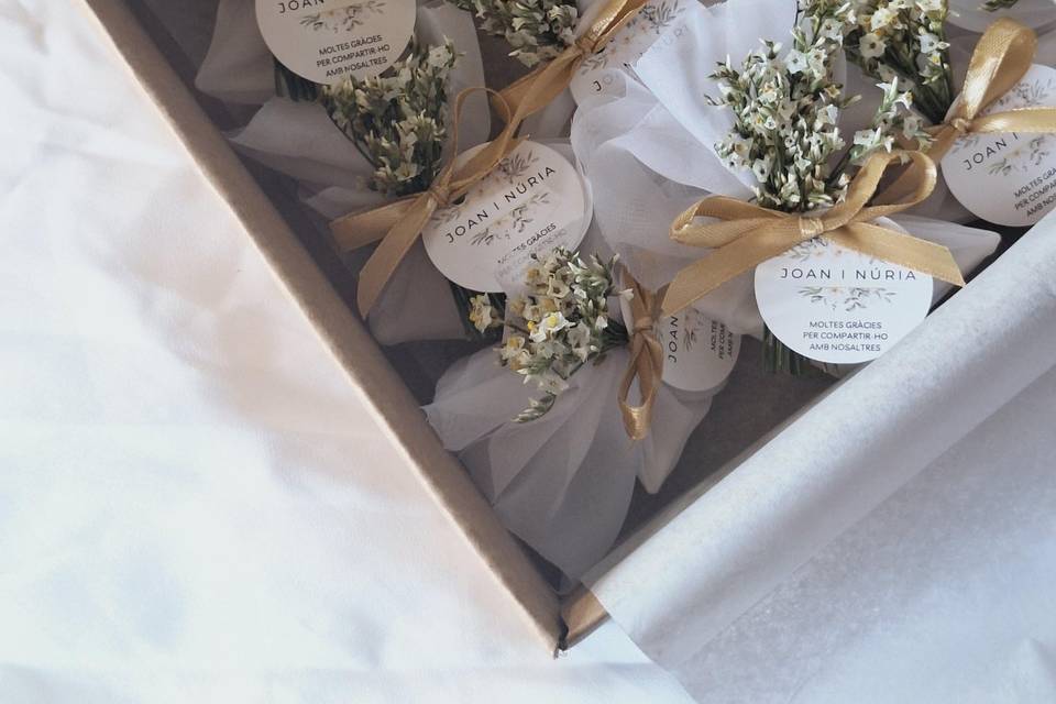 Velas personalizadas invitados