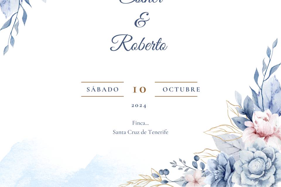 Invitación floral 2