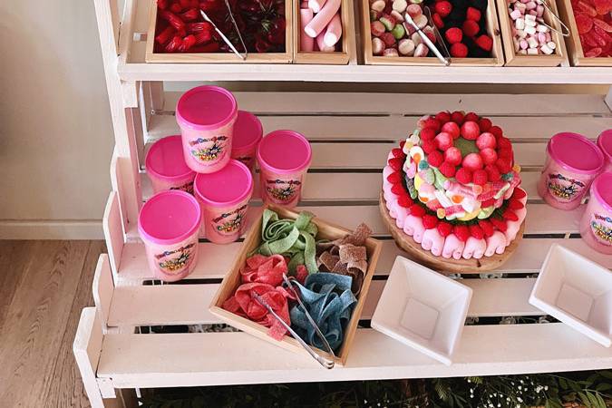Carrito candy bar de chuches