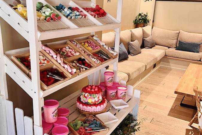 Carrito candy bar de chuches