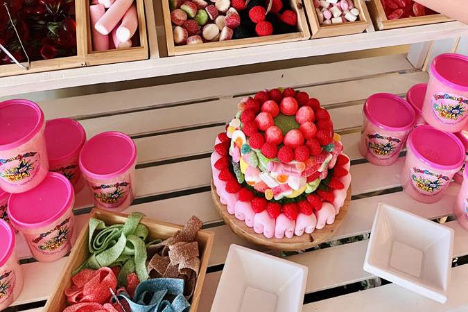 Carrito candy bar de chuches