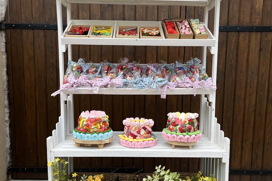 Carrito candy bar de chuches