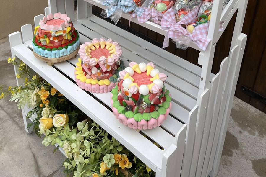 Carrito candy bar de chuches