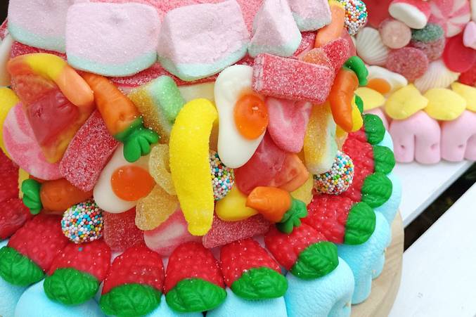 Carrito candy bar de chuches