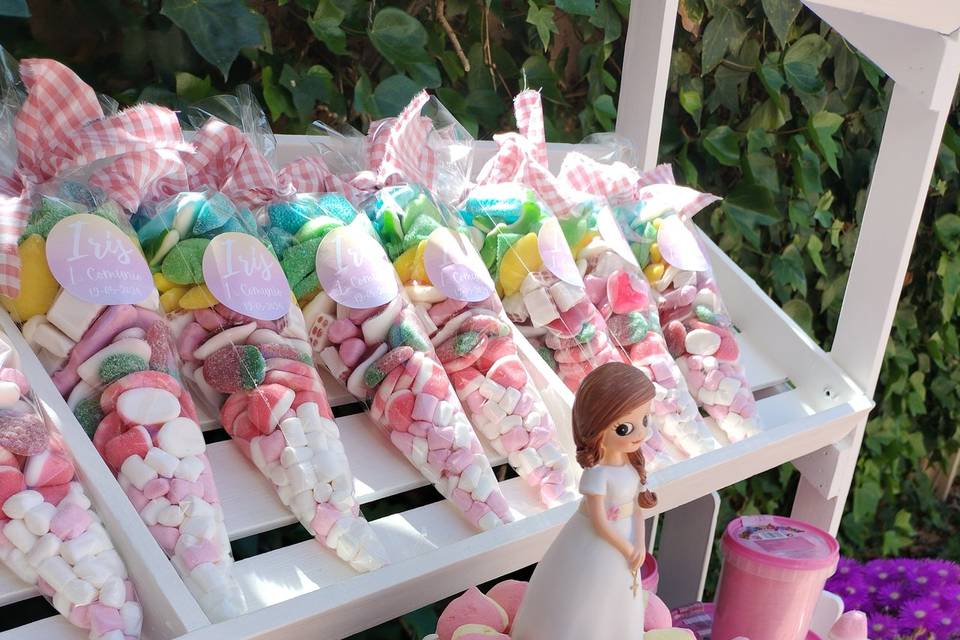 Carrito candy bar de chuches