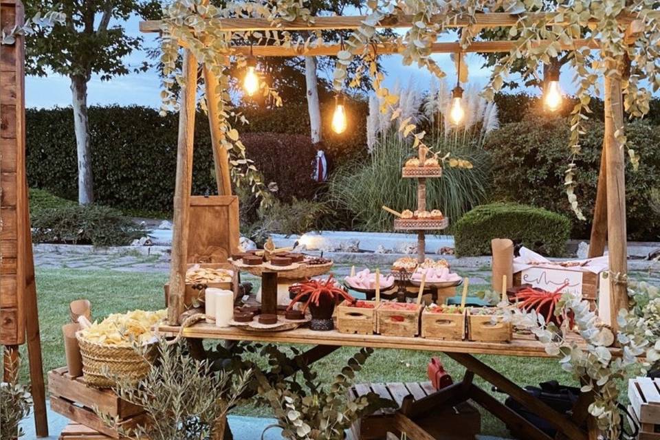 Mesa dulce boda