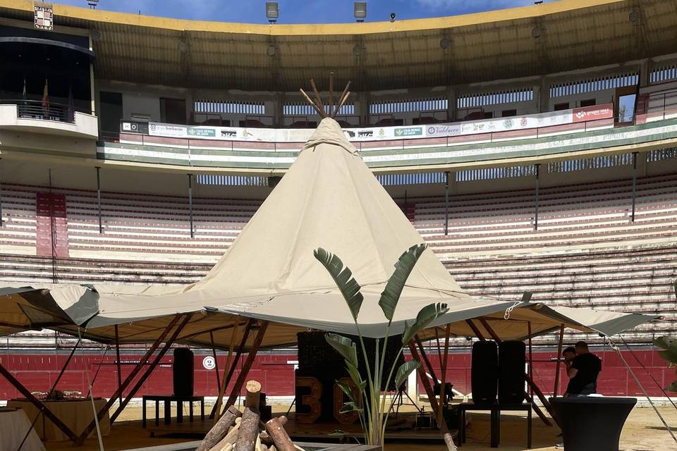 Boda en plaza de toros
