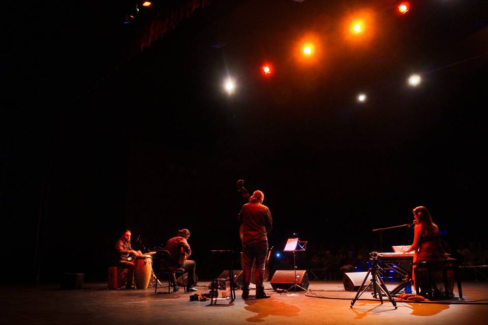 Cuarteto en auditorio