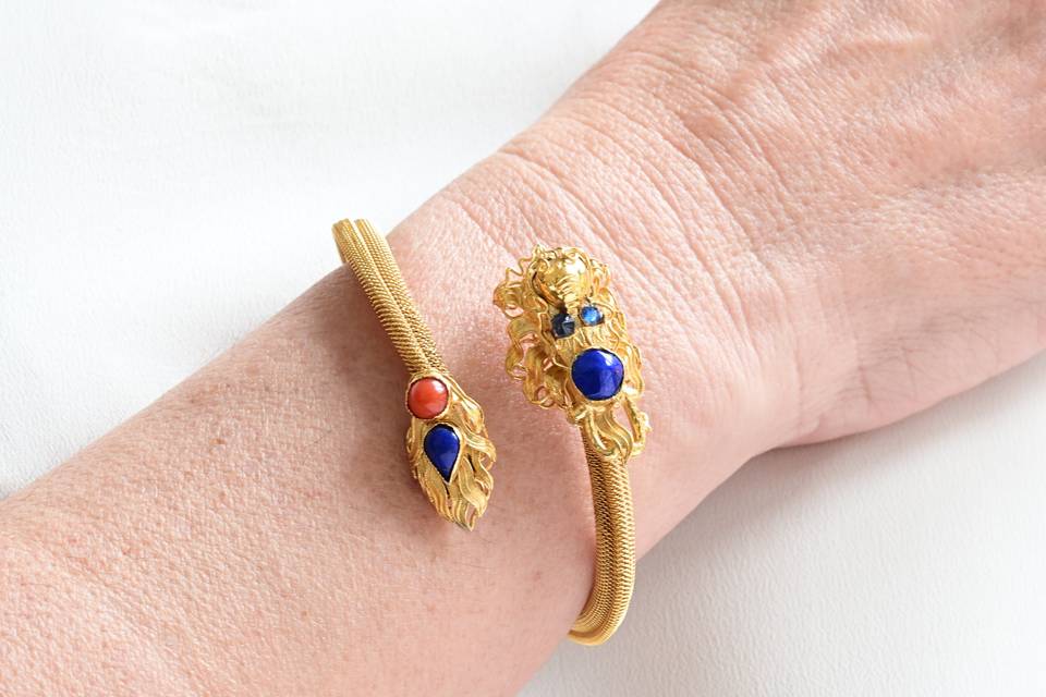 Pulsera de malla de oro