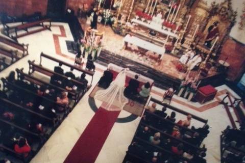 Boda religiosa en Sevilla