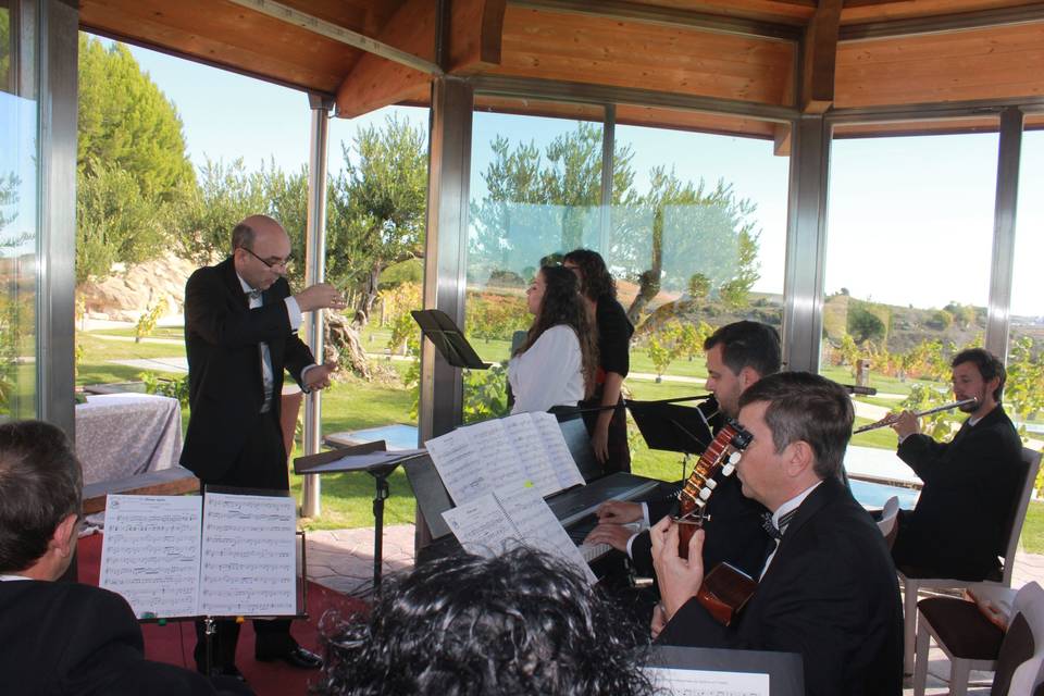 Boda en Bodegas Eguren Ugarte.