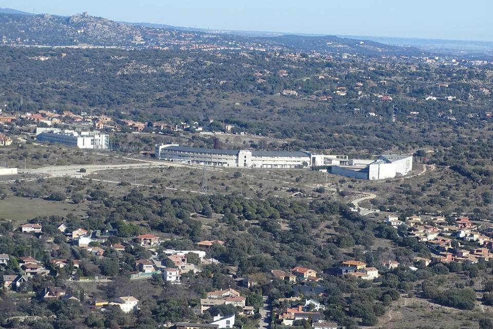 Vistas desde el helicóptero