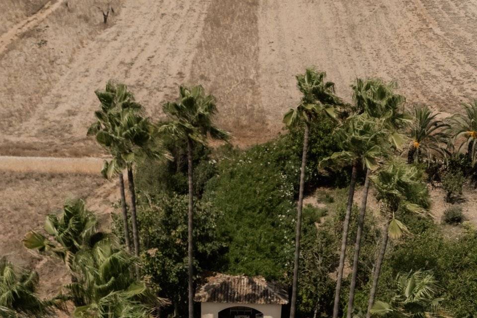 Santa Cirga desde el aire