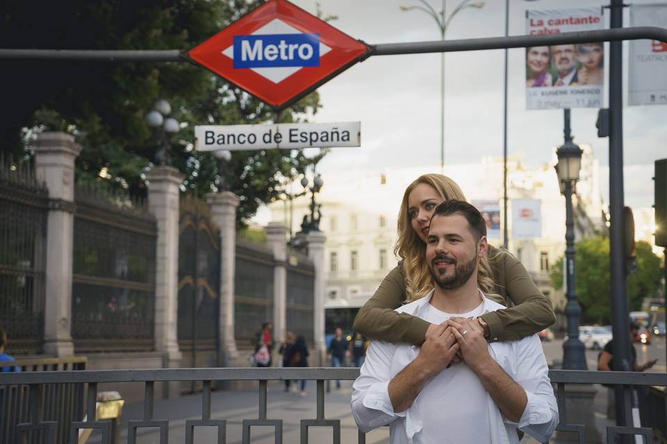 Paseo por Madrid preboda