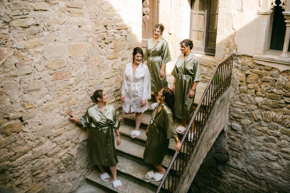 Cristina y sus damas de honor