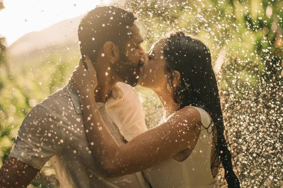 Lluvia y amor