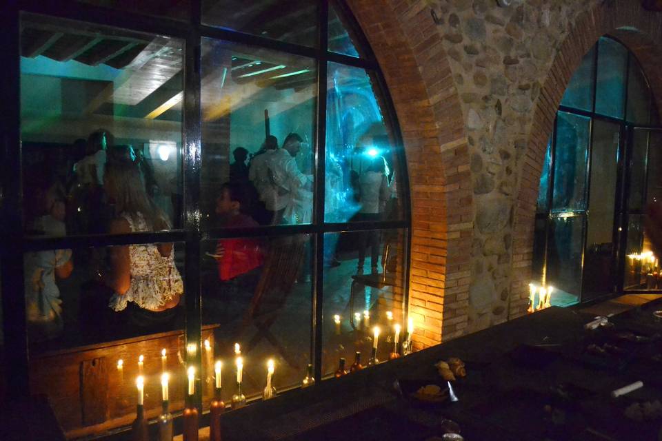 Sala en caso de lluvia