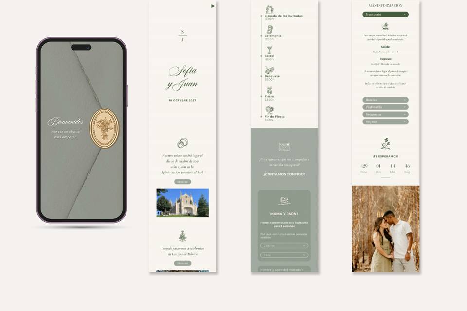 Modelo de invitación digital