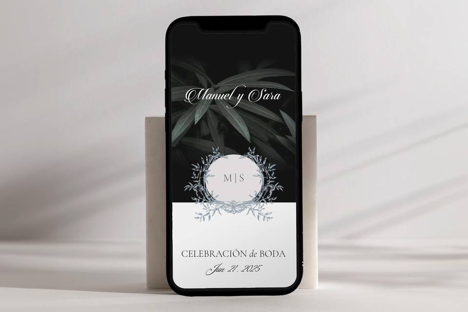 Modelo de invitación digital