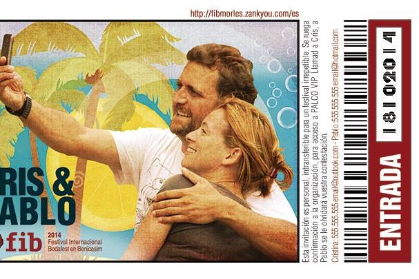 Invitaciones para festival
