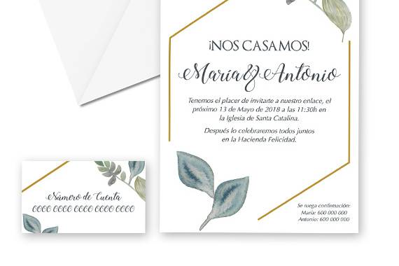 Invitación chic