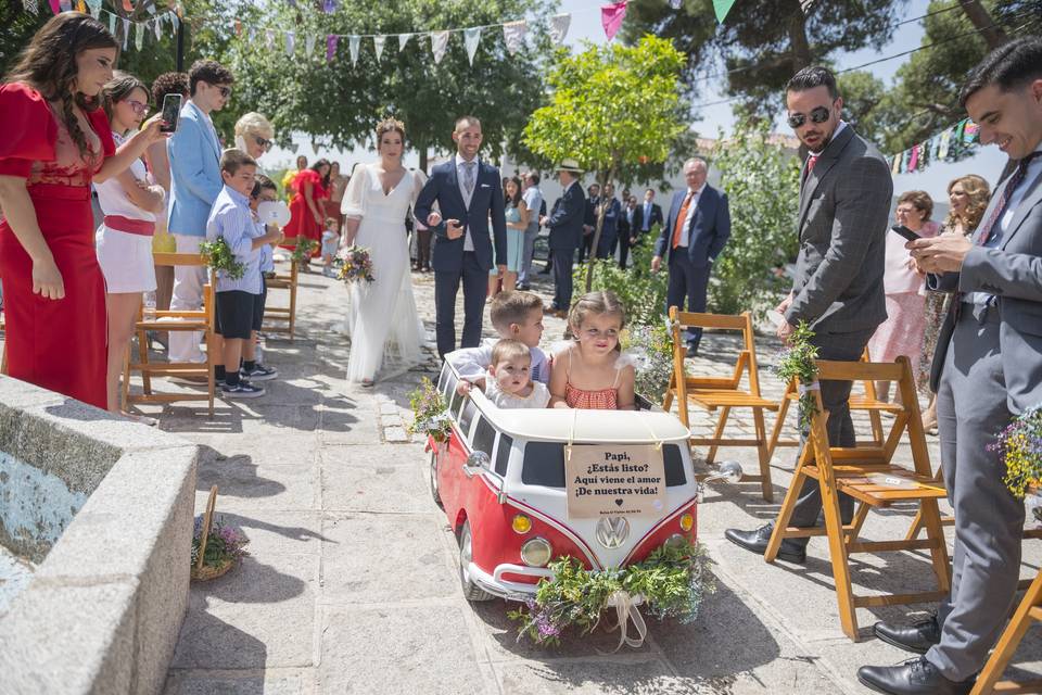 La llegada de los peques