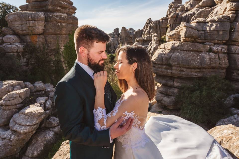 Postboda en El Torcal